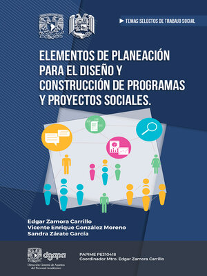 cover image of Elementos de planeación para el diseño y construcción de programas y proyectos sociales